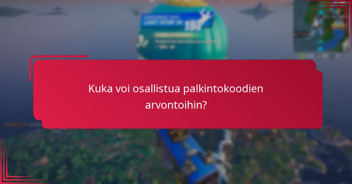 Kuinka lunastan palkintoni arvonnoista?